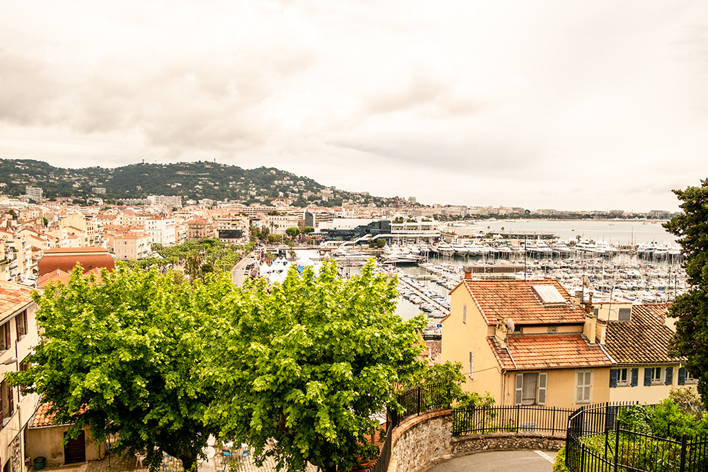 Ausblick über Cannes